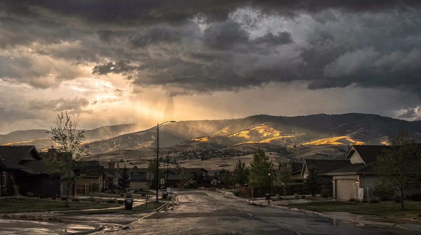 Storm clouds over the Colorado Front Range